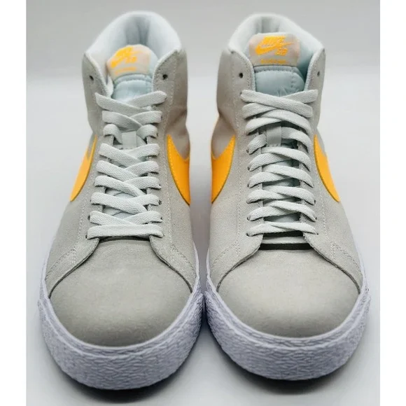 NEW Nike SB Zoom Blazer Mid Summit White Laser Orange 864349-110 Men's Multi - Picture 2 of 6